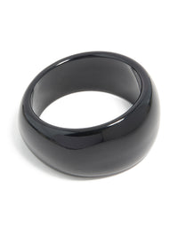 Black Acrylic Bangle - link has visual effect only