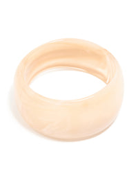Neutral Marble Acrylic Large Bangle - link has visual effect only