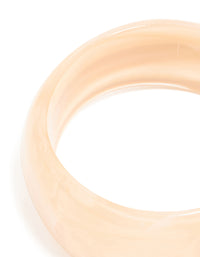 Neutral Marble Acrylic Large Bangle - link has visual effect only