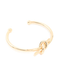 Gold Tied Knot Wrist Cuff - link has visual effect only