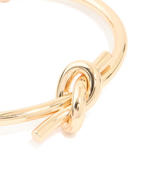 Gold Tied Knot Wrist Cuff - link has visual effect only