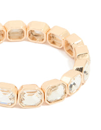 Gold Diamante Stretch Bracelet - link has visual effect only