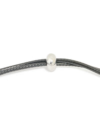 Waterproof Stainless Steel Large Bubble Letter S Cord Necklace - link has visual effect only