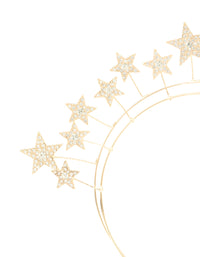 Gold Diamante Star Headband - link has visual effect only