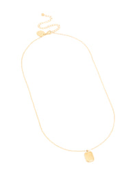 Waterproof Gold Plated Stainless Steel March Birth Flower Daffodil Necklace - link has visual effect only
