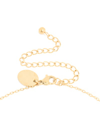 Waterproof Gold Plated Stainless Steel Birth Flower May Hawthorn Necklace - link has visual effect only