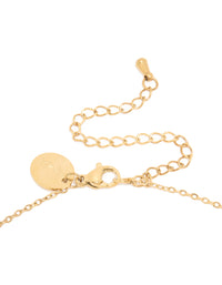 Waterproof Gold Plated Stainless Steel Letter J Dainty Pendant Necklace - link has visual effect only