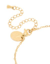 Waterproof Gold Plated Stainless Steel June Cubic Zirconia Birthstone Bracelet - link has visual effect only