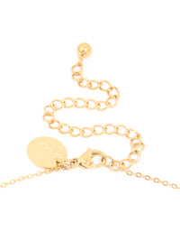 Waterproof Gold Plated Stainless Steel Pearl Starfish Pendant Necklace - link has visual effect only