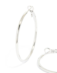 Waterproof Stainless Steel Hoop Earrings - link has visual effect only