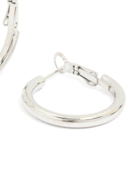 Waterproof Stainless Steel Hoop Earrings 30 MM - link has visual effect only