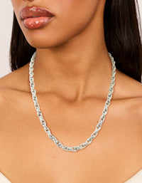 Waterproof Stainless Steel Chunky Chain Necklace - link has visual effect only