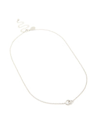 Waterproof Stainless Steel Interlock Loops Pendant Necklace - link has visual effect only