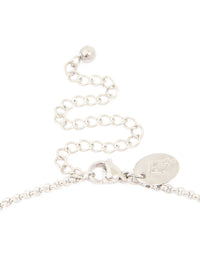 Waterproof Stainless Steel Interlock Loops Pendant Necklace - link has visual effect only