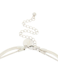 Waterproof Stainless Steel Chain & Pebble Layered Necklace - link has visual effect only