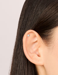 Titanium 4mm Cubic Zirconia Flat Back Studs - link has visual effect only
