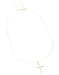 Waterproof Stainless Steel Large Cross Pendant Necklace - link has visual effect only