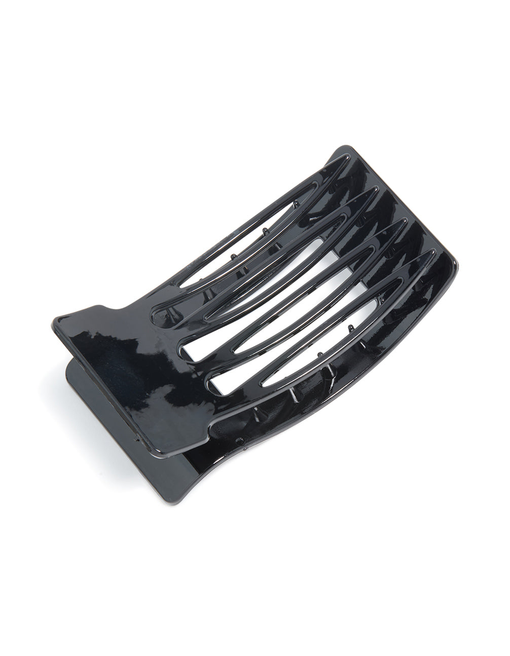 Black Rectangle Hair Claw Clip