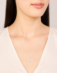 Sterling Silver Heart Pendant Necklace - link has visual effect only