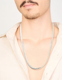 Mens Waterproof Stainless Steel Smooth Snake Chain Necklace - link has visual effect only