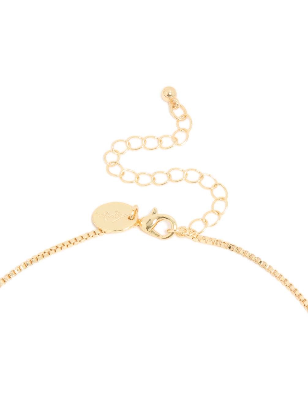 Mixed Metal Plated Swirl Pendant Necklace