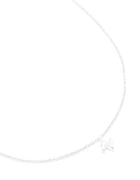 Waterproof Stainless Steel Mini Bubble Letter N Necklace - link has visual effect only