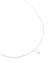 Waterproof Stainless Steel Mini Bubble Letter X Necklace - link has visual effect only