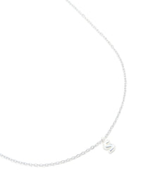 Waterproof Stainless Steel Mini Bubble Letter S Necklace - link has visual effect only