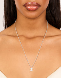 Waterproof Stainless Steel Mini Bubble Letter I Necklace - link has visual effect only
