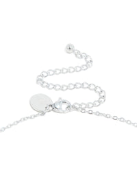 Waterproof Stainless Steel Mini Bubble Letter C Necklace - link has visual effect only