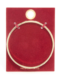 Gold Plated Diamante Flower Bangle - link has visual effect only