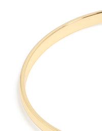 Gold Plated Teardrop Wrap Bangle - link has visual effect only