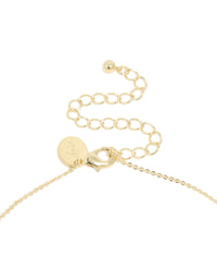 Gold Plated Brass Citrine November Birthstone Necklace - link has visual effect only