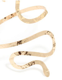 Gold Snake Swirl Arm Cuff - link has visual effect only