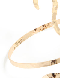 Gold Snake Swirl Arm Cuff - link has visual effect only
