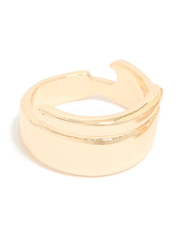 Gold Blue Gem & Heart Rings  3-Pack - link has visual effect only