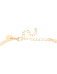 Gold Orange Pendant Choker Torque Necklace - link has visual effect only
