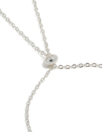 Silver Plated Cubic Zirconia Pave Starfish Charm Toggle  Bracelet - link has visual effect only