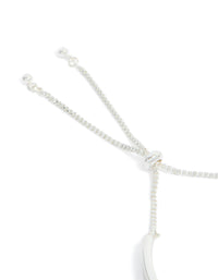 Silver Wavy Toggle Bangle - link has visual effect only