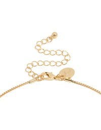 Finely crafted mixed metal small swirl pendant necklace featuring adjustable clasp in gold and silver plated finishes detail view - link has visual effect only