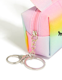 Kids Rainbow Fabric Bunny Purse - link has visual effect only