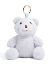 Kids White Polyester Teddy Key Chain - link has visual effect only