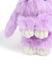 Kids Purple Polyester Bunny Key Chain - link has visual effect only