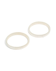 Silver Stretch Sleeve Garters 2-Pack