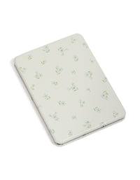 White Blue Bow Printed Rectangle Compact Mirror - link has visual effect only