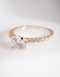 Gold Classic Engagement Style Ring - link has visual effect only