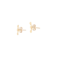Gold Plated Sterling Silver Triple Dot Stud Earrings - link has visual effect only