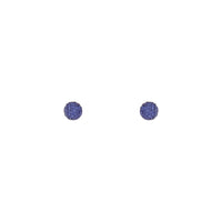 Dark Purple Dome Stud Earrings - link has visual effect only