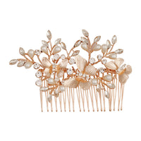 Diamante & Pearl Butterfly Comb - link has visual effect only