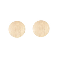 Gold Texture Oversized Disc Earrings - link has visual effect only